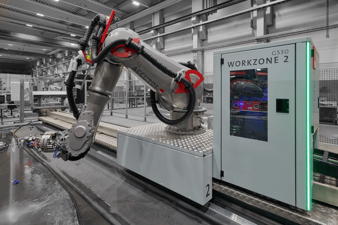 Robotic system for non-destructive testing of composite aerospace structures
